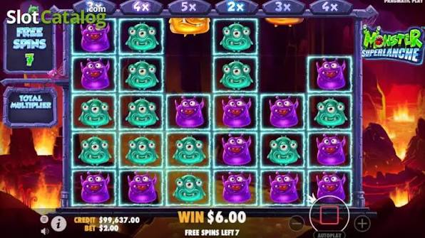 Monster Superlanche: Resumen de la tragamonedas